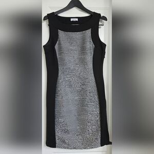 Elegant Black and Gray Dress